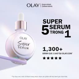 [KOL] Combo Super Serum OLAY 5IN1 Chai 30ml + Kem Dưỡng Luminous Niacinamide & Vitamin C Mờ Thâm Dưỡng Sáng Da 50G 3