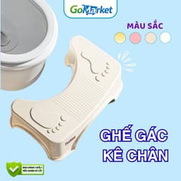 Ghế Gác Kê Chân GoMarket Nhựa PP Hỗ Trợ Tư Thế Đi Toilet Khoa Học, Chống Táo Bón Hiệu Quả Ghế Ngồi Nhà Tắm 1