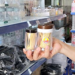 Combo 10 Lọ Tăm Tiêu Gia Đình, Hũ Đựng Tăm Tiêu Quán Ăn Việt Nhật 2965/2966/2970/2972 - DOMUS 9