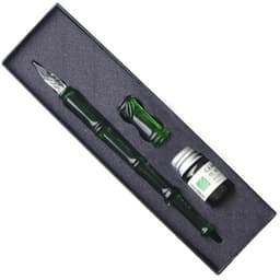 SET BÚT THỦY TINH TRÚC CỔ TRANG - Bộ Tập Viết Tiếng Trung Kèm Mực Và Kệ Đỡ Cao Cấp 5