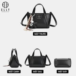 [Tặng hộp 20.10] Túi xách nữ ELLY EL396 da tổng hợp đeo vai đeo chéo xách tay thời trang cao cấp 4