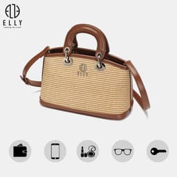Túi Xách Nữ ELLY EL397 Da Tổng Hợp Cao Cấp Đeo Vai Đeo Chéo Xách Tay Thời Trang Hiện Đại Thanh Lịch 6