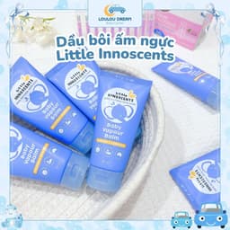 Dầu bôi ấm ngực chống cảm Little Innoscents Organic cho bé từ 0M+ 1