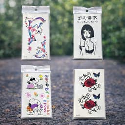 (LT) Hình Xăm Dán Cổ Phong Hoa Bỉ Ngạn Tiên Hiệp Anime Sticker Tattoo Mini Cute Y2K Gothic Punk Aesthetic 6