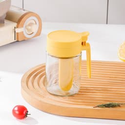 Hũ Đựng Gia Vị Thuỷ Tinh Có Ngăn Đựng Thìa Riêng Bảo Quản Chống Ẩm Cực Tốt Dung Tích 350ml 5