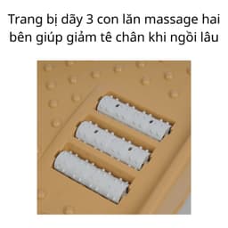 Ghế Kê Chân Massage Văn Phòng, Ghế Gác Chân Thư Giãn Hỗ Trợ Tuần Hoàn Máu Việt Nhật 2135 - DOMUS 3