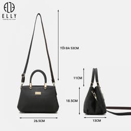[Tặng hộp 20.10] Túi xách nữ thời trang ELLY EL21 đeo chéo đeo vai cao cấp chính hãng 5