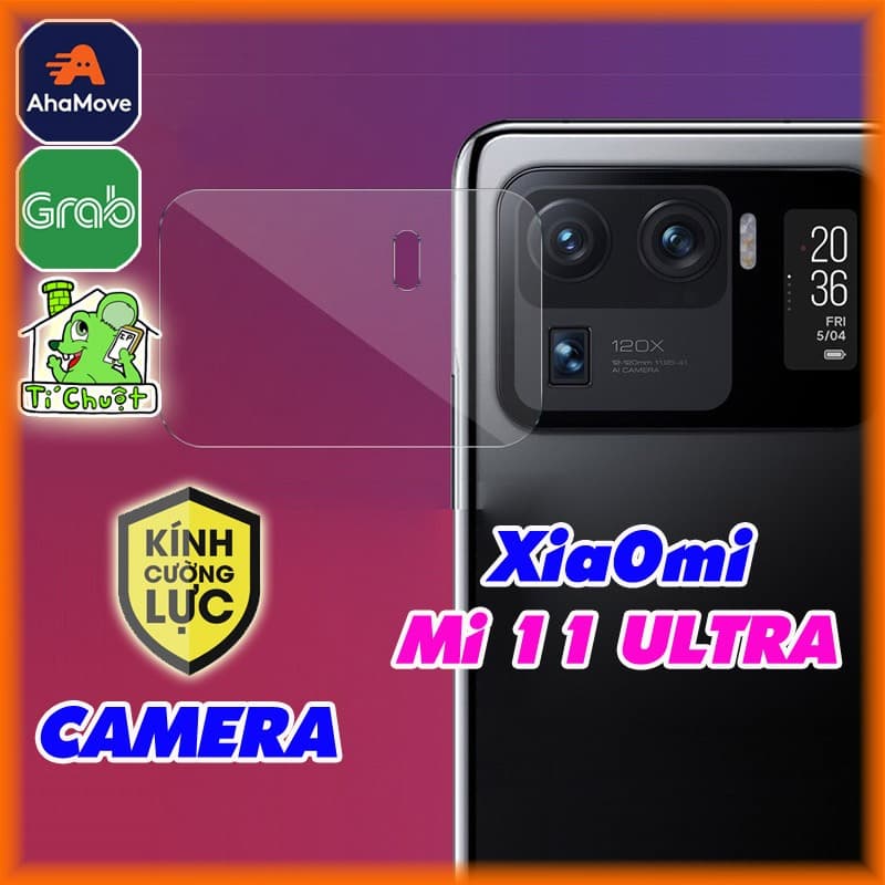 [Ảnh Thật] Kính CL Chống Trầy Camera Xia0mi Mi 11 Ultra Cường Lực 2.5D 9H
