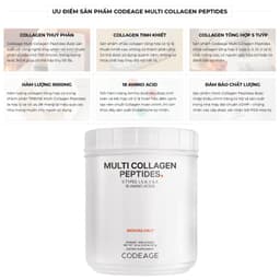 Codeage Multi Collagen Peptides (567g) Bổ Sung Collagen 5 Tuýp khác nhau và 18 Loại Amino Acids | ONFIT 5