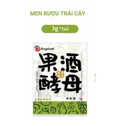 [KHO SỈ] Men ủ trái cây, men thực phẩm lên men hoa quả Angel , gói 3gram ủ được 15kg trái cây 6