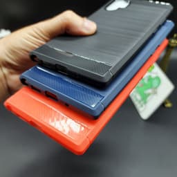Ốp Lưng Chống Sốc cho SS Galaxy Note 10 PLUS Vân 3D Carbon Phay Xước 4