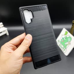Ốp Lưng Chống Sốc cho SS Galaxy Note 10 PLUS Vân 3D Carbon Phay Xước 5