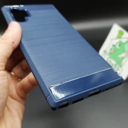 Ốp Lưng Chống Sốc cho SS Galaxy Note 10 PLUS Vân 3D Carbon Phay Xước 7