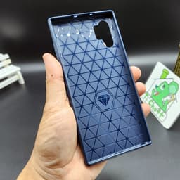 Ốp Lưng Chống Sốc cho SS Galaxy Note 10 PLUS Vân 3D Carbon Phay Xước 8