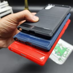 Ốp Lưng Chống Sốc cho SS Galaxy Note10 / Note 10 6.3" Vân 3D Carbon Phay Xước 4