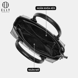 Túi Xách Nữ ELLY EL401 Cao Cấp Đeo Chéo Đeo Vai Xách Tay Thời Trang Thanh Lịch Dễ Phối Đồ 5