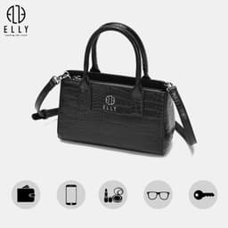 Túi Xách Nữ ELLY EL401 Cao Cấp Đeo Chéo Đeo Vai Xách Tay Thời Trang Thanh Lịch Dễ Phối Đồ 7