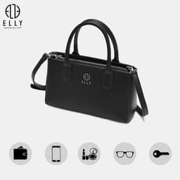[Tặng hộp 20.10] Túi xách nữ ELLY EL402 túi xách tay đeo chéo da tổng hợp cao cấp thời trang sang trọng 6