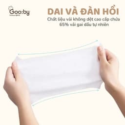 Khăn ướt Gooby Premium cao cấp không mùi an toàn cho trẻ sơ sinh Gói 60 - 100 TỜ 6