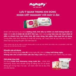 Combo khăn ướt Mamamy Tropical không mùi sợi tự nhiên và rayon ngừa hăm, mềm dai sạch sẽ 7