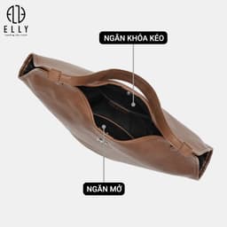 Túi Xách Nữ ELLY EL393 Cao Cấp Cỡ Lớn Đeo Vai Xách Tay Công Sở Thời Trang Thanh Lịch Tiện Dụng 5