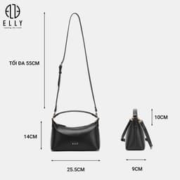 Túi Xách Nữ ELLY EL394 Cao Cấp Đeo Chéo Đeo Vai Xách Tay Thời Trang Thanh Lịch Hot Trend 3