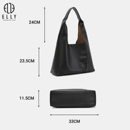 Túi Xách Nữ ELLY EL392 Da Tổng Hợp Cao Cấp Đeo Vai Xách Tay Công Sở Thời Trang Sang Trọng 3