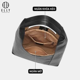 Túi Xách Nữ ELLY EL392 Da Tổng Hợp Cao Cấp Đeo Vai Xách Tay Công Sở Thời Trang Sang Trọng 5