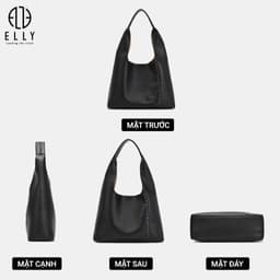 Túi Xách Nữ ELLY EL392 Da Tổng Hợp Cao Cấp Đeo Vai Xách Tay Công Sở Thời Trang Sang Trọng 4