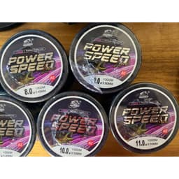 Cước câu cá POWER SPEEO 1000m vô máy. Mượt - min - quăng xa -Chống bung - tải cao . 6