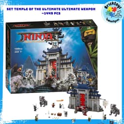 [ Có Sẵn ] Đồ chơi mô hình xếp hình nhân vật NJ Temple of The Ultimate Ultimate Weapon - 1449pcs 1