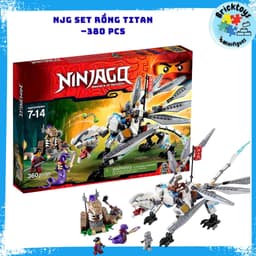 [ Có Sẵn ] Đồ chơi mô hình xếp hình nhân vật NJ Titanium Dragon Zane - 360pcs 1
