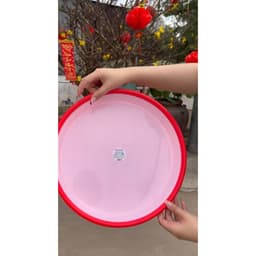 Khay Nhựa Tròn Đựng Thực Phẩm, Khay Thái 3T6 4T Đựng Hoa Quả Việt Nhật 5623/5624 - DOMUS 8