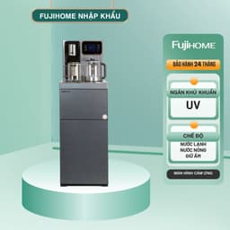 Cây nước nóng lạnh kết hợp bàn pha trà, cà phê Fujihome TB241N-UV – Ngăn khử khuẩn UV, màn hình cảm ứng, hỗ trợ RO 1