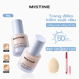 Kem nền chống nắng lâu trôi MISTINE Kem nền chống nắng SPF50 + PA + + + + 30g 2