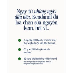 [3 lon tặng bình tập hút PPSU_Date 2027] Sữa Kendamil Classic/Organic 800g Nguyên Kem Anh Quốc 5