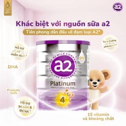 [Date 2028] Lon bé 400g_ Sữa công thức tăng trưởng A2 Platinum 4