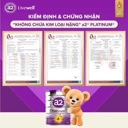 [Date 2028] Lon bé 400g_ Sữa công thức tăng trưởng A2 Platinum 3