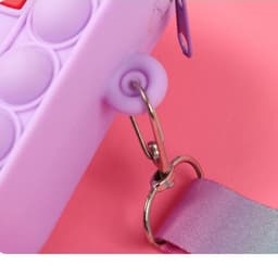 [Mới] Túi xách silicon pop it hình pikachu đeo chéo thời trang đựng bao bì lì xì, mỹ phẩm 7