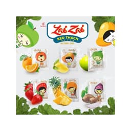 Kẹo Thạch Zai Zai Vị Hoa Quả Túi Ngắn 350g-700g-1kg--HÀNG CHÍNH HÃNG 6