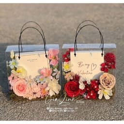 Túi mica trong suốt  đựng bánh kt 20 x 10 cao 20cm 8