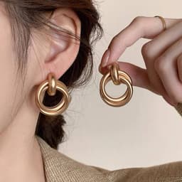 [Sẵn] Bông Tai, Khuyên Tai Mạ Vàng Ocean Charm Vintage - Phụ Kiện Trang Sức Bông Tai Đi tiệc – Lễ hội | Quà tặng nữ 1