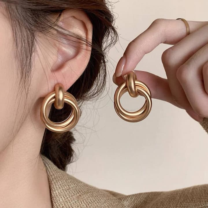 [Sẵn] Bông Tai, Khuyên Tai Mạ Vàng Ocean Charm Vintage - Phụ Kiện Trang Sức Bông Tai Đi tiệc – Lễ hội | Quà tặng nữ