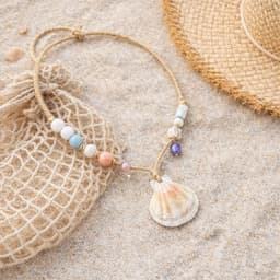 Dây Chuyền Vỏ Sò Phối Hạt, Vòng Cổ Phong Cách Vintage - Quà Tặng Vibe Ocean Charm, Xinh, Phong Cách Hàn Quốc 7
