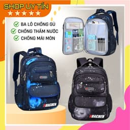 Balo học sinh ulzzang cấp 1 cấp 2 cấp 3 tiểu học trung học ngân hà chống gù chống nước 1