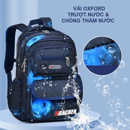 Balo học sinh ulzzang cấp 1 cấp 2 cấp 3 tiểu học trung học ngân hà chống gù chống nước 2