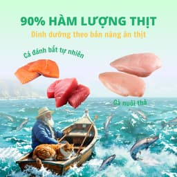 Hạt Cho Mèo Bite Of Wild Farm 1.5KG Cá Ngừ/ Cá hồi 90% Thịt Cá Ngừ Na Uy - MÉO CHÒ UNI 2