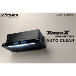 Máy hút mùi Kocher Turbo Smart 3D X3D-350D Auto Clean - Tự động làm sạch, Vẫy tay, Hẹn giờ, Bảo hành 3 năm 9