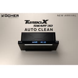 Máy hút mùi Kocher Turbo Smart 3D X3D-350D Auto Clean - Tự động làm sạch, Vẫy tay, Hẹn giờ, Bảo hành 3 năm 2