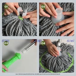 Cây Chổi Lau Nhà Tự Vắt, Chổi Lau Nhà Có Ống Vắt Nước Thế Hệ Mới, Cây Lau Nhà Đa Năng 7
